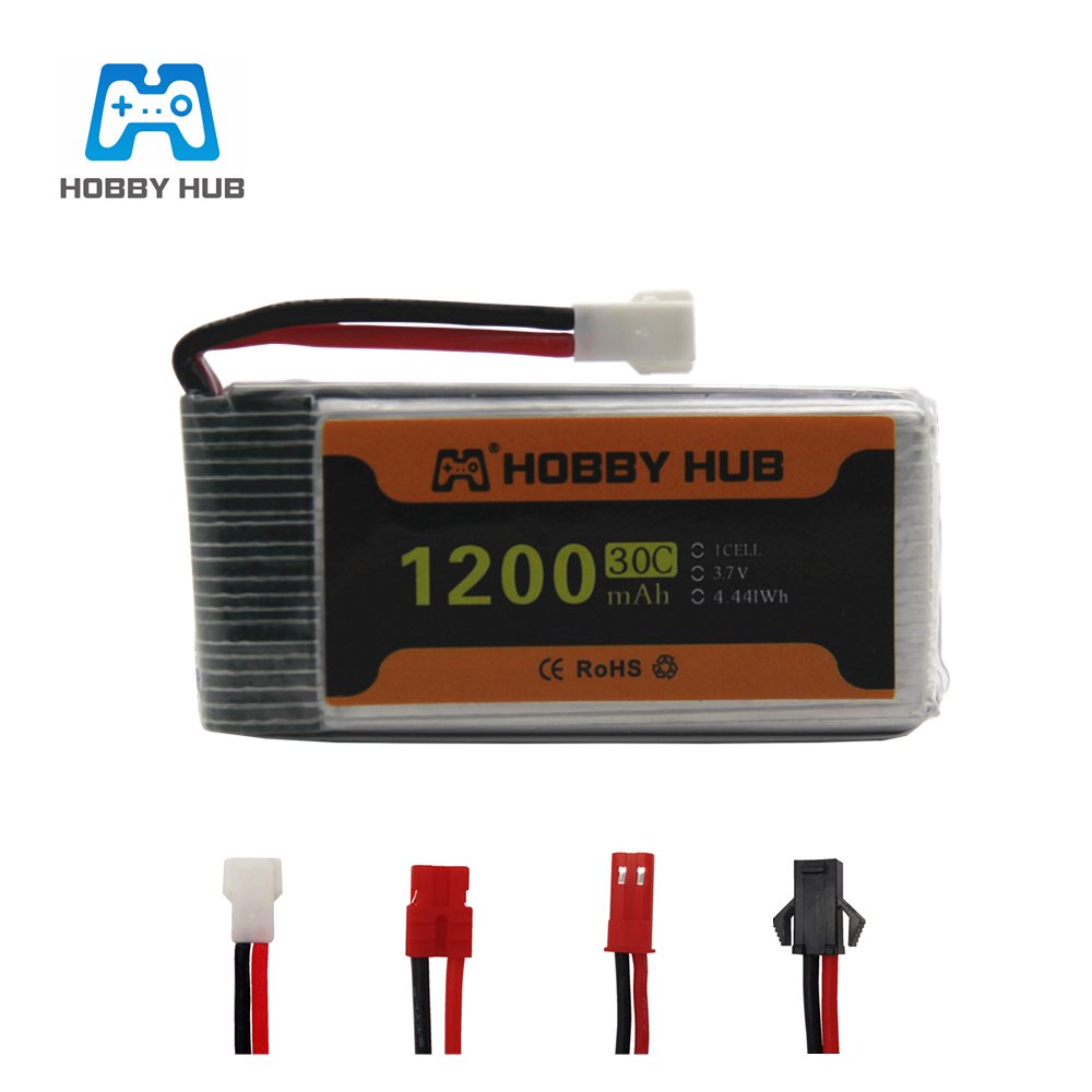 Rc Hobby Airplanes - 3.7V 1200mAh 30C Lipo-batterij voor Syma