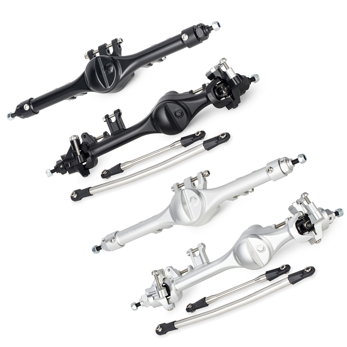 Rc Hobby Factory - CNC Aluminium Voor Achter F10T Rechte