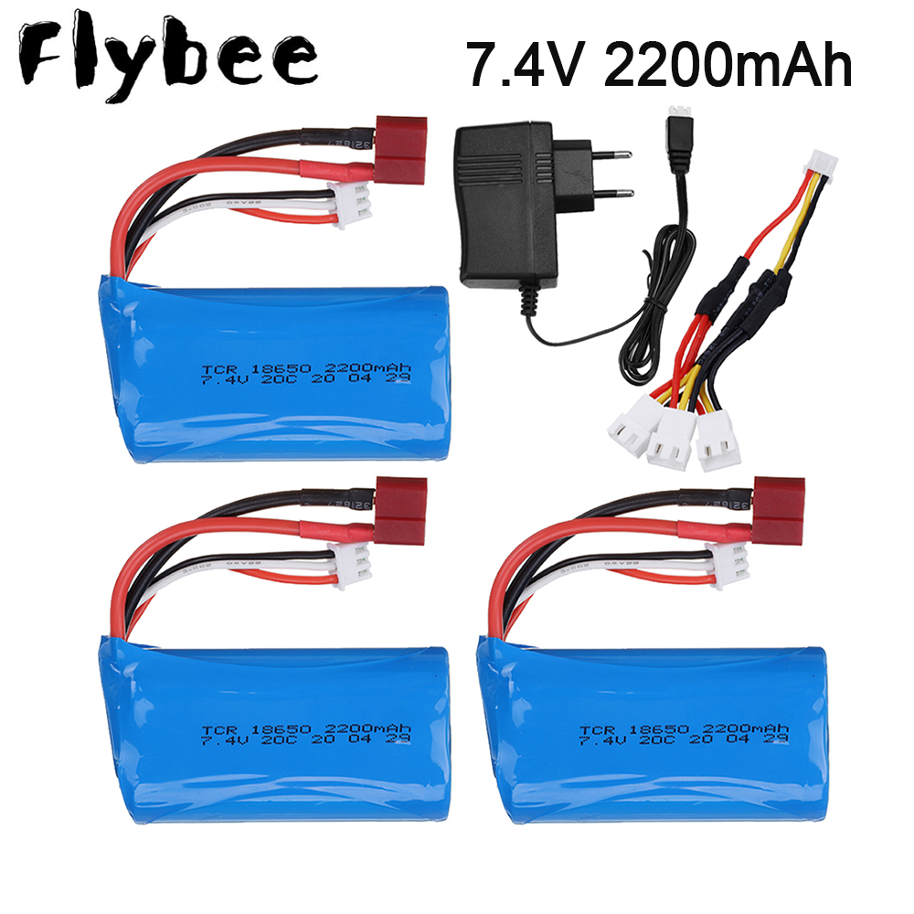 Rc Hobby Hub - 7.4 V 2200Mah 18650 Lipo Batery