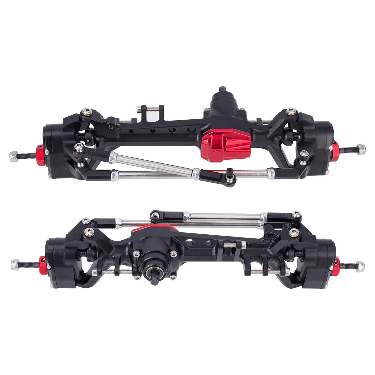 Rc Hobby Factory - CNC Aluminium SCX10 III Voor Achter
