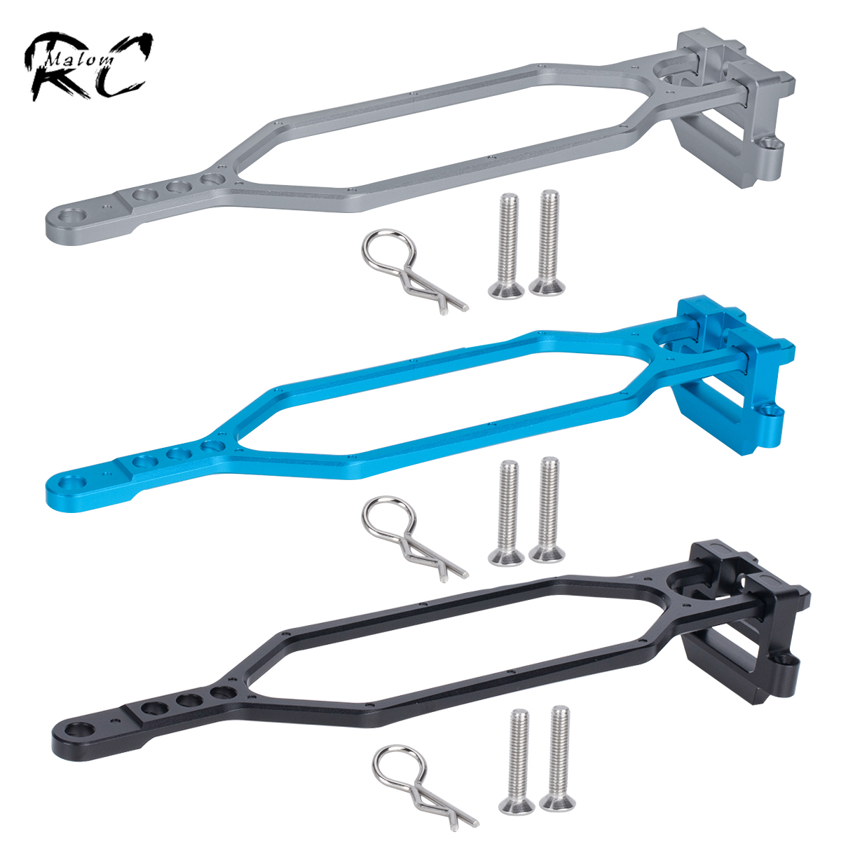 Rc Hobby Factory - CNC Aluminium Hold Down Batterij Kit