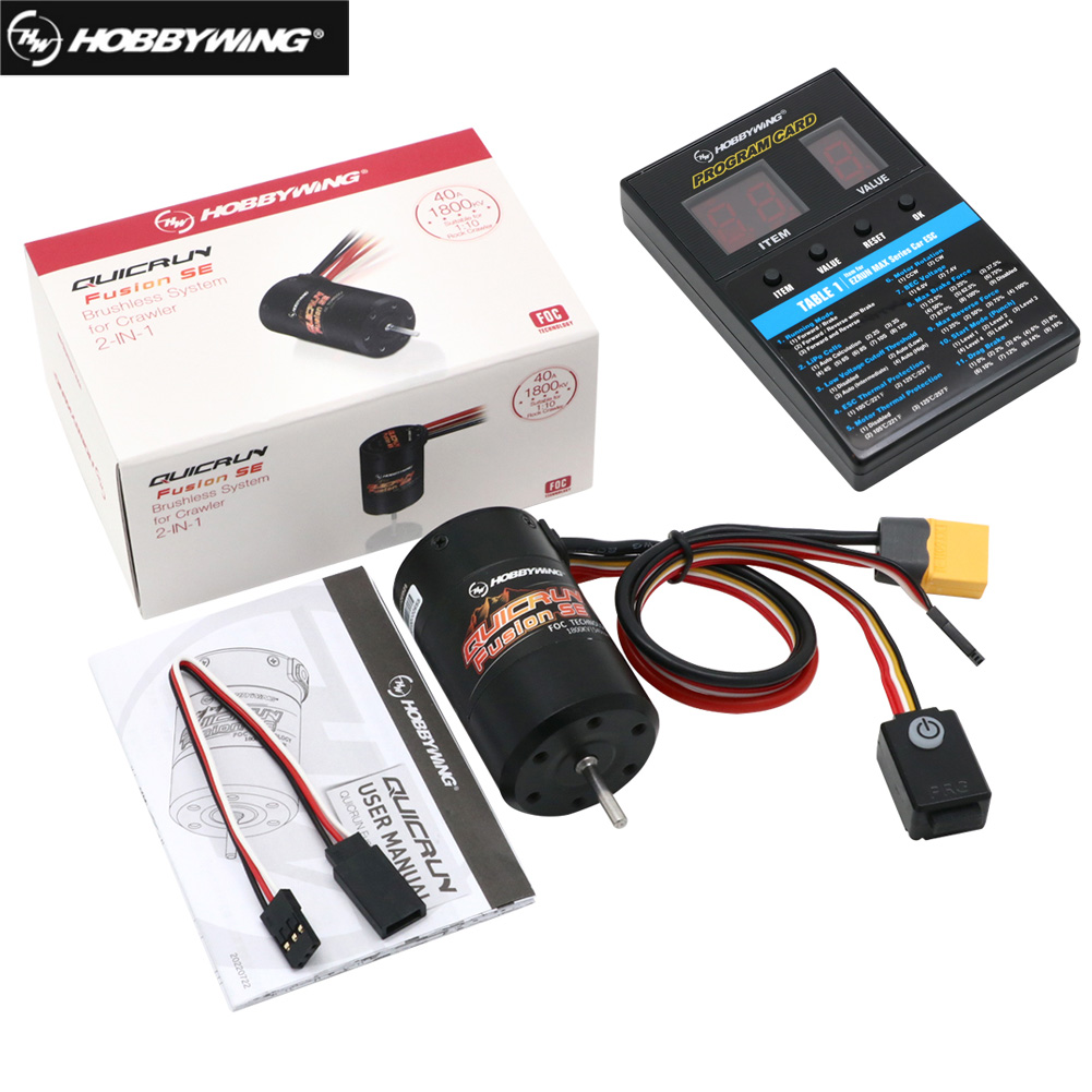 Rc Hobby Grade Plane - Hobbywing QuicRun Fusion SE 1200KV /