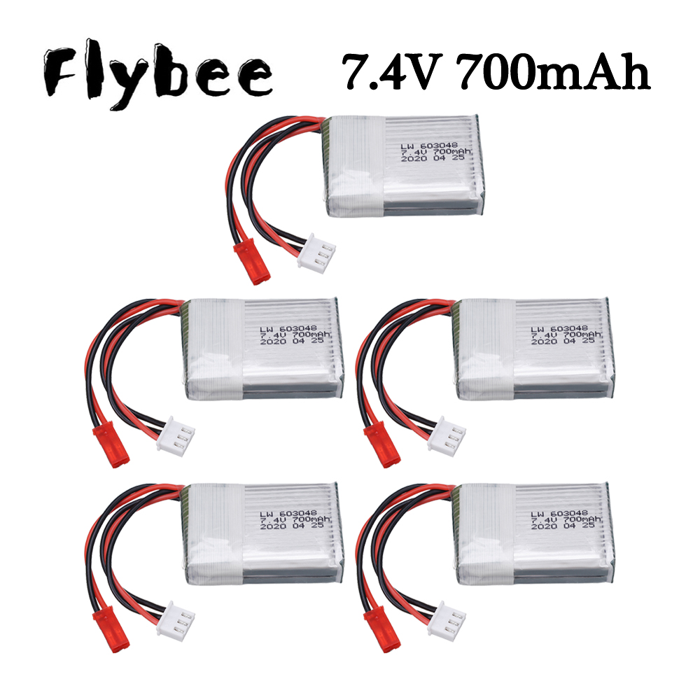 Rc Hobby Hub - 7.4V 700mAh 25c Lipo Batterij Voor