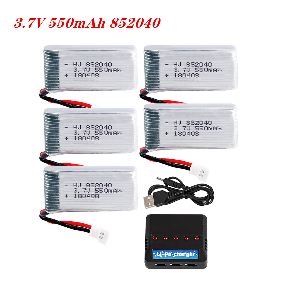 Rc Hobby Airplanes - 3,7 V 550 mAh 25C Lipobatterij