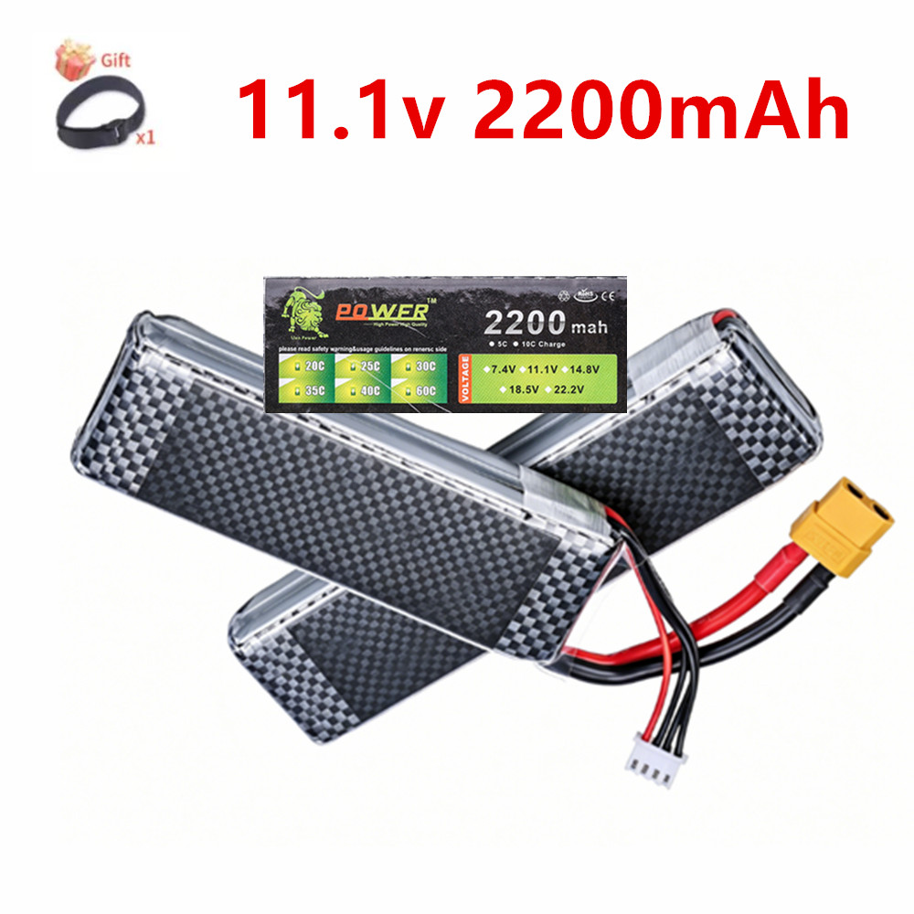 Rc Hobby Airplanes - 3S 11.1V 2200mAh 35C Lipo-batterij met
