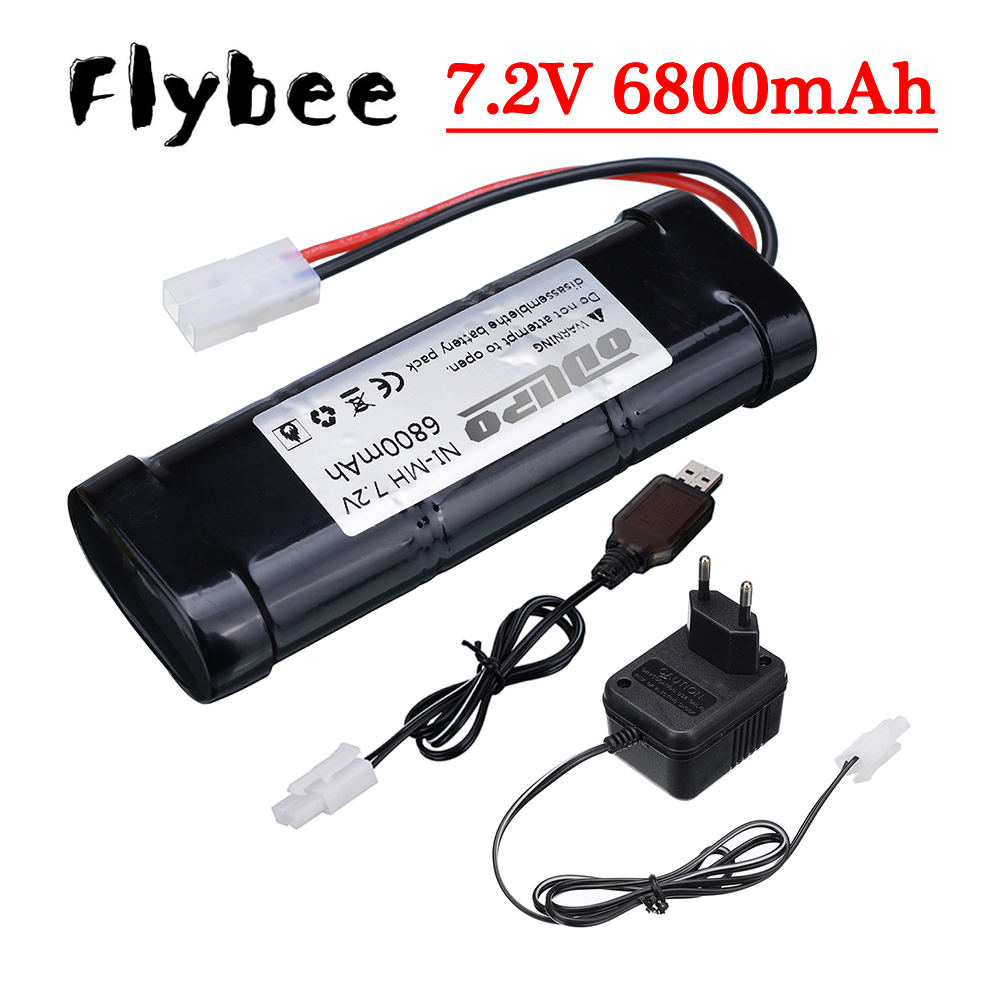 Rc Hobby Hub - 7.2V 6800mAh NiMH Vervanging RC Batterij