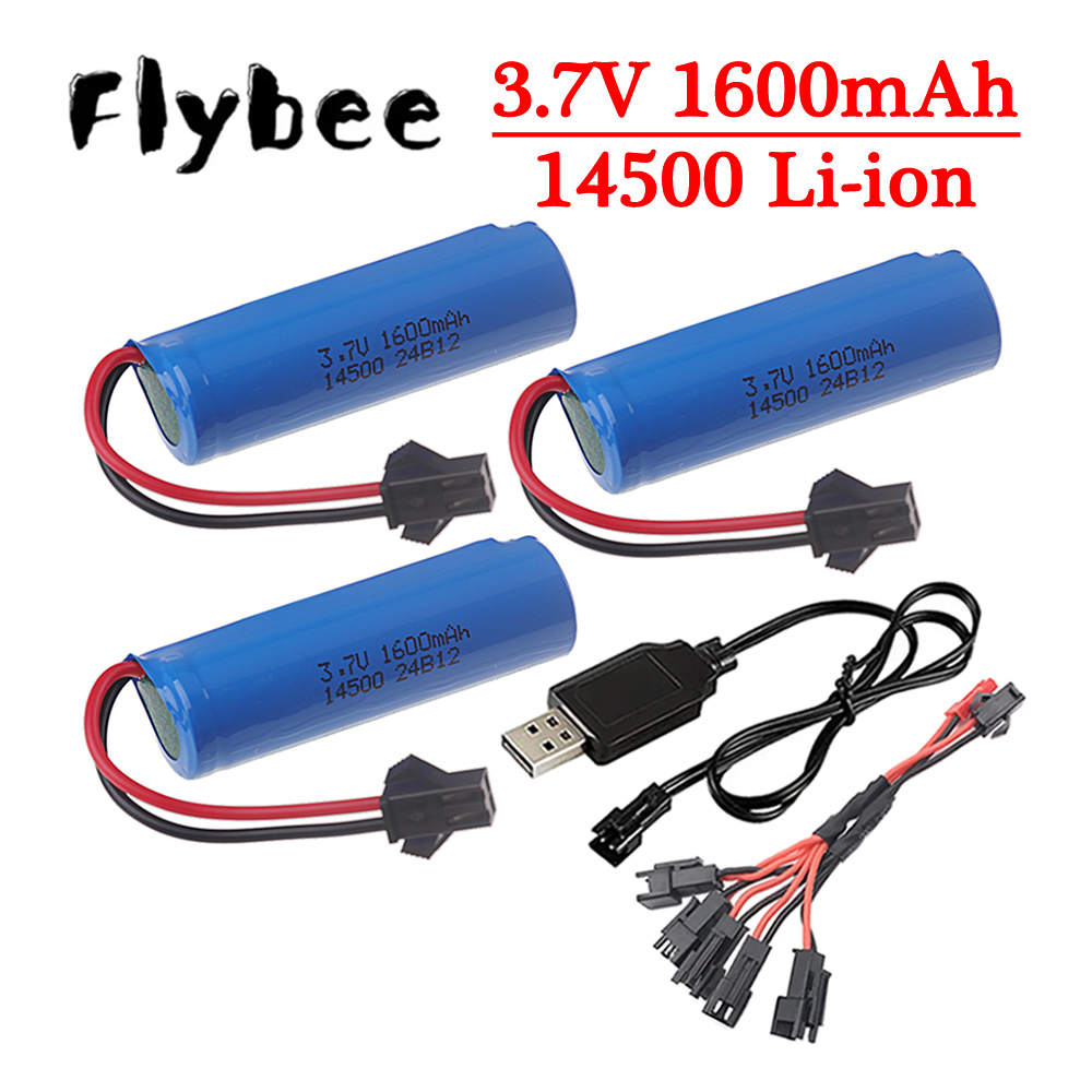 Rc Hobby Airplanes - Originele 3.7v 14500 1600mAh Lipo batterij