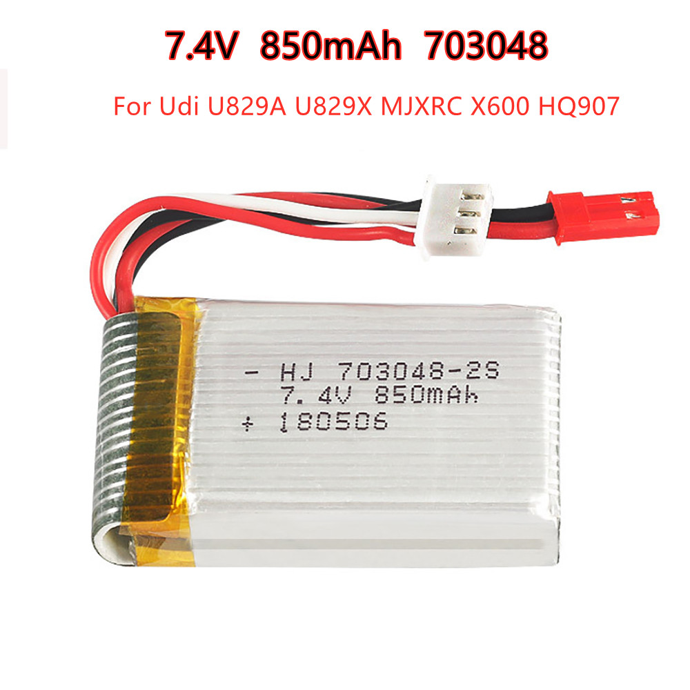 1-5Pcs 2S 7.4V 850Mah 703048 L - Rc Hobby Hub recensie en prijs