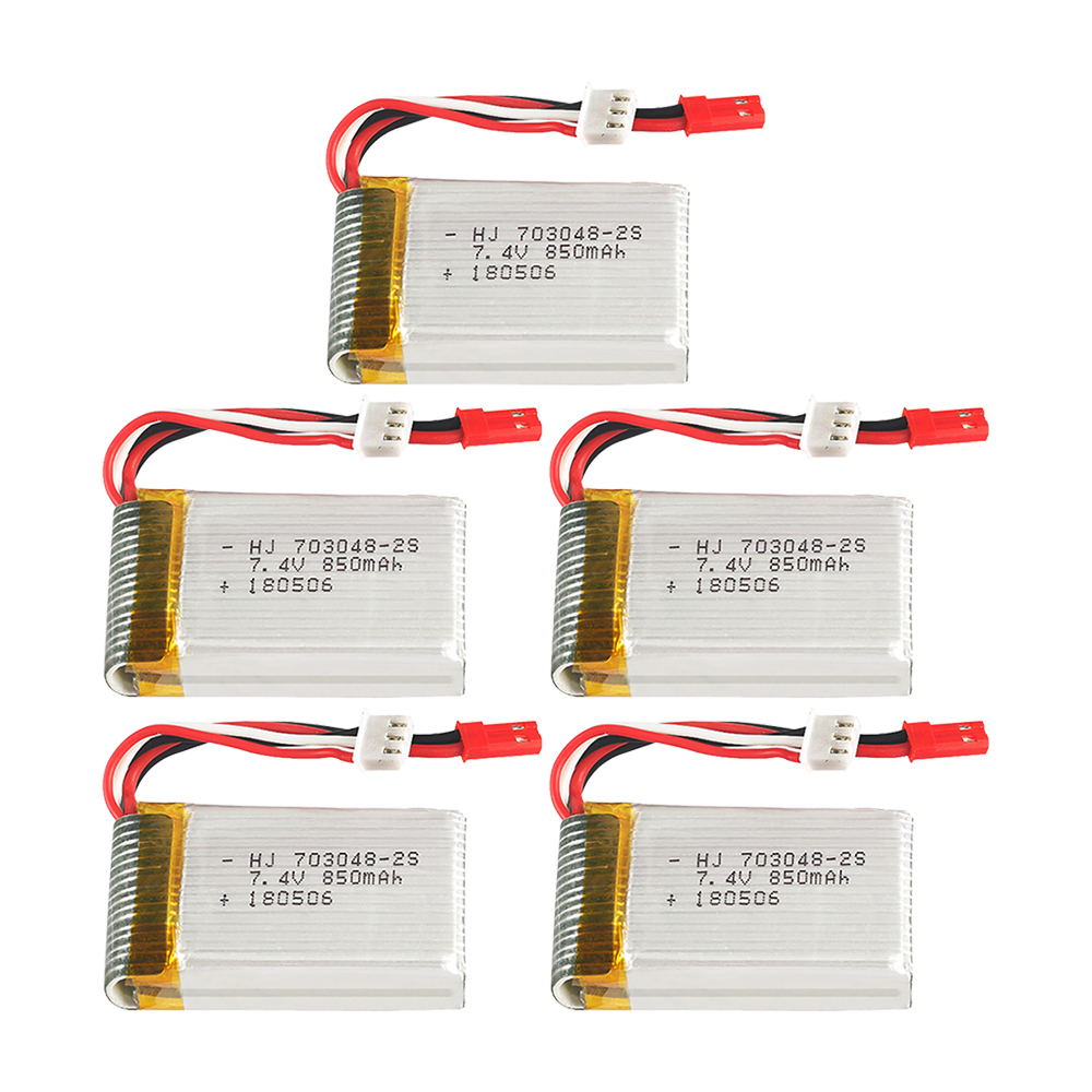 1-5Pcs 2S 7.4V 850Mah 703048 L - Rc Hobby Hub recensie en prijs