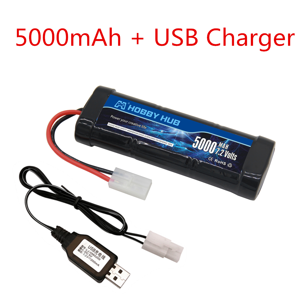 7.2V 5000mAh Ni-Mh-batterij me - Rc Hobby Hub recensie en prijs