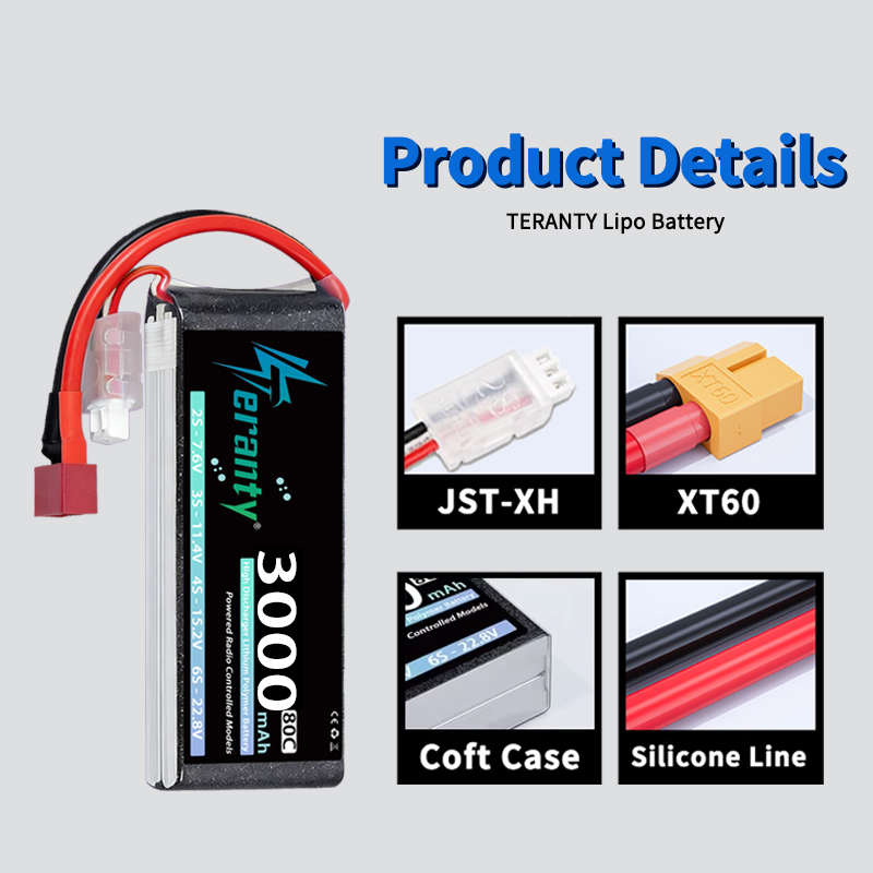 TERANTY 2S 3000mAh Lipo Batter - Rc Hobby Airplanes recensie en prijs