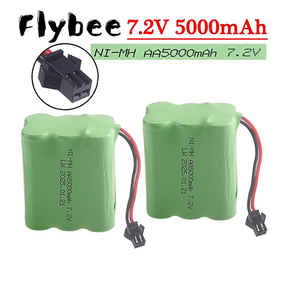 (SM-2P-stekker) 7,2 V 5000 mah - Rc Hobby Hub recensie en prijs