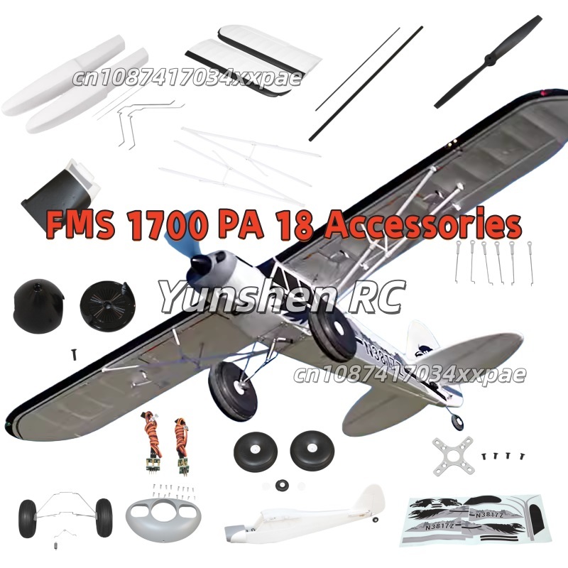 FMS RC Vliegtuig Decals Voor 1 - Rc Hobby Airplanes recensie en prijs