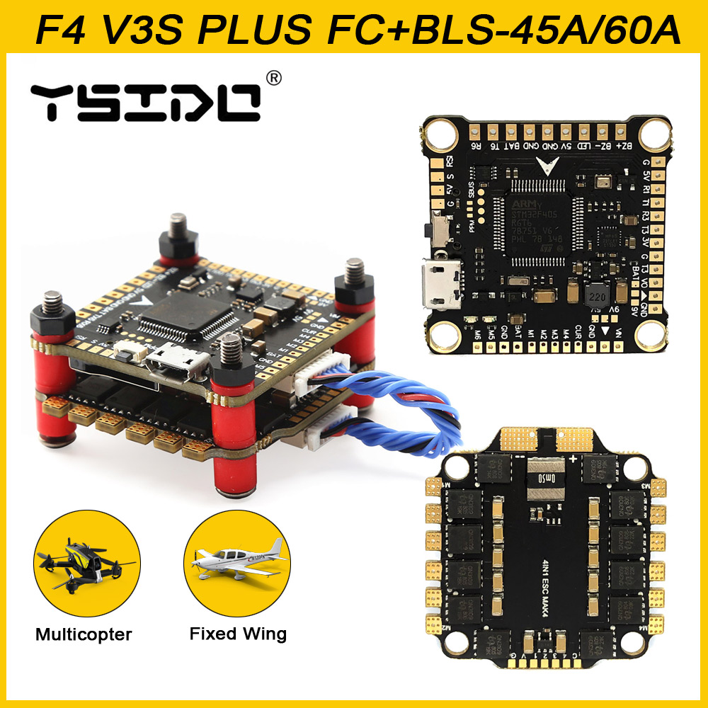 YSIDO NIEUWE F4 V3S PLUS Fligh - Rc Plane Hobby Zone recensie en prijs