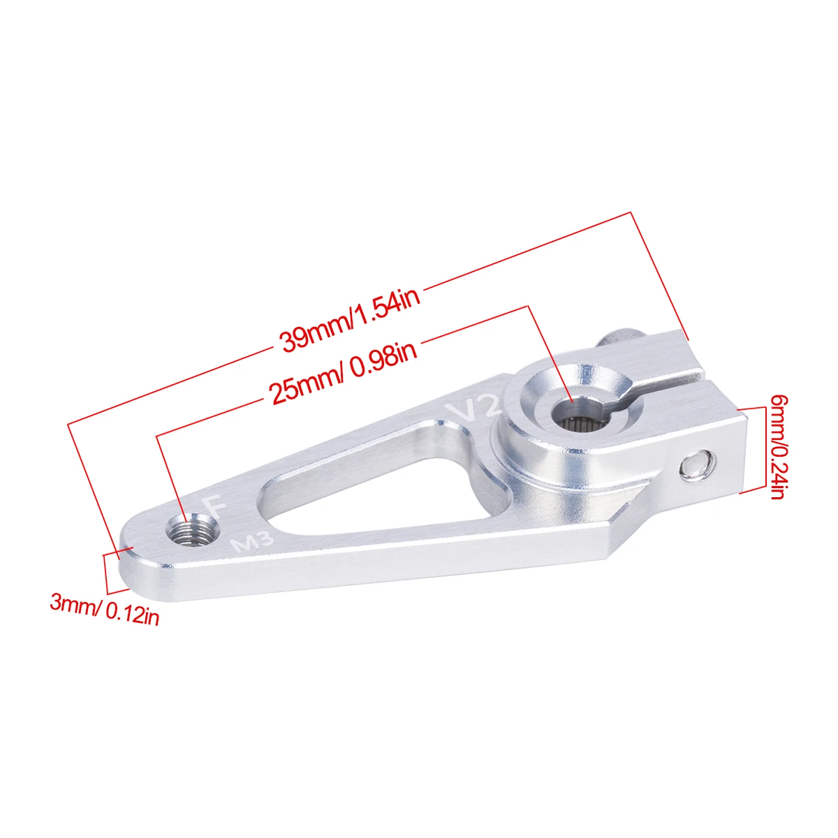 39mm M3 7075 Aluminium 25T Ser - Rc Hobby Factory recensie en prijs