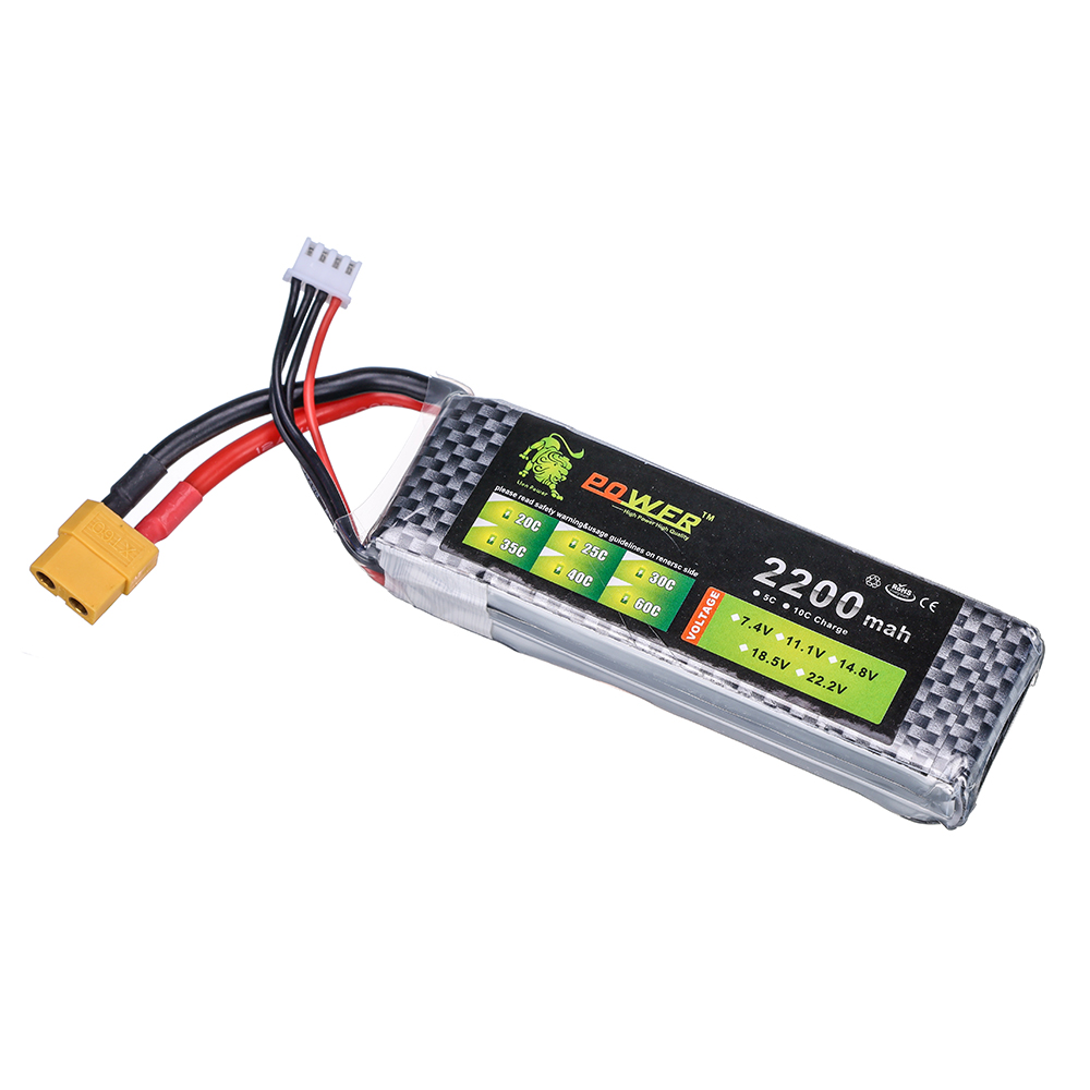 3S 11.1V 2200mAh 35C Lipo-batt - Rc Hobby Airplanes recensie en prijs