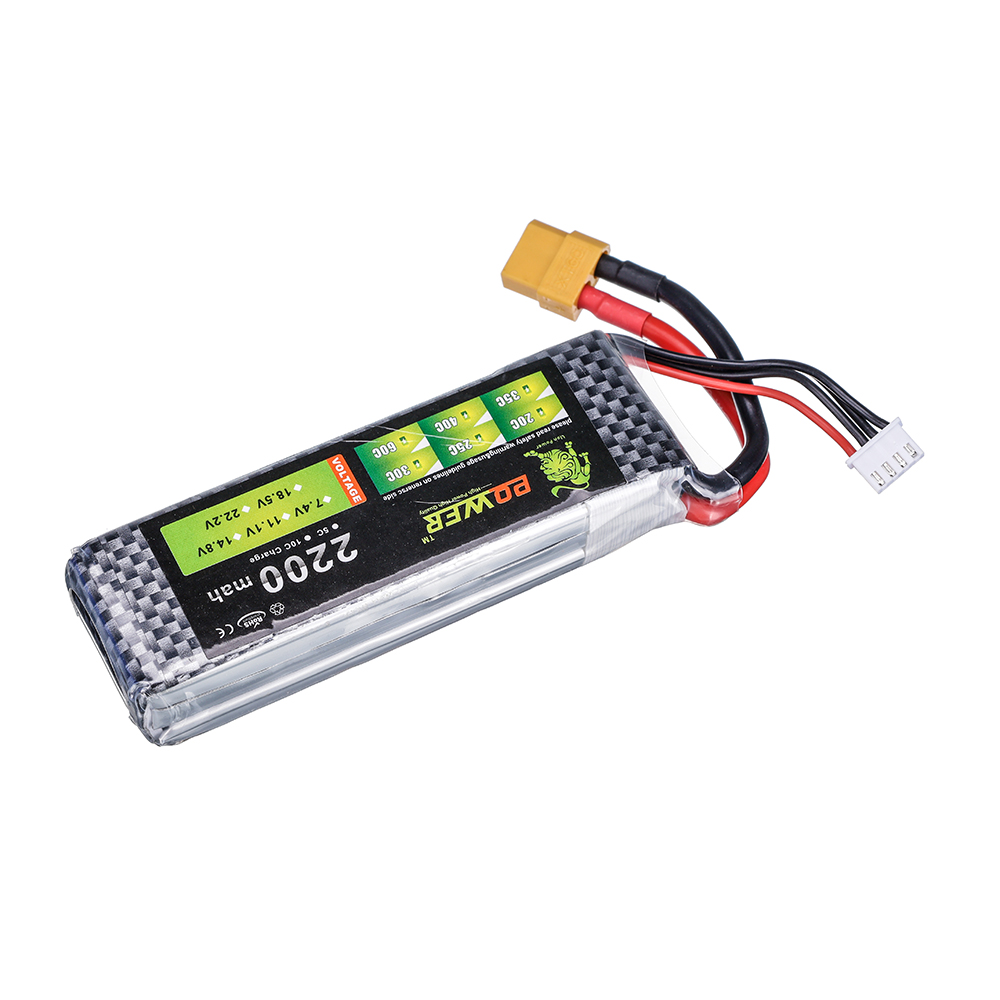 3S 11.1V 2200mAh 35C Lipo-batt - Rc Hobby Airplanes recensie en prijs